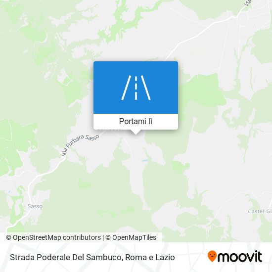 Mappa Strada Poderale Del Sambuco