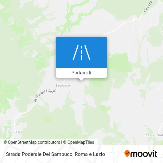 Mappa Strada Poderale Del Sambuco