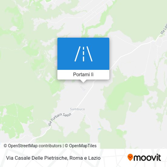Mappa Via Casale Delle Pietrische