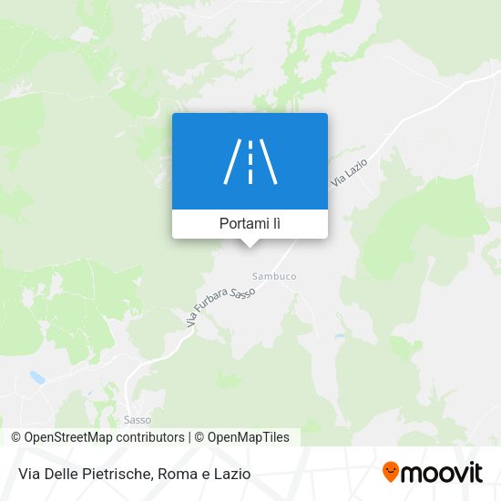 Mappa Via Delle Pietrische