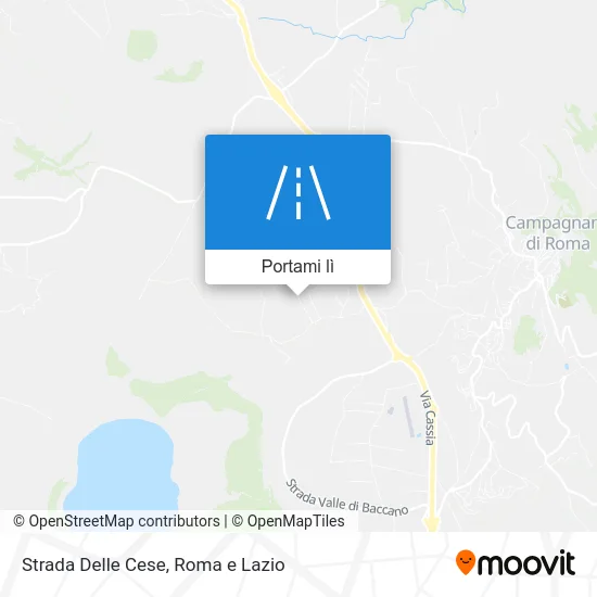 Mappa Strada Delle Cese