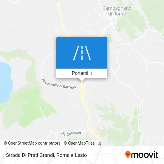 Mappa Strada Di Prati Grandi