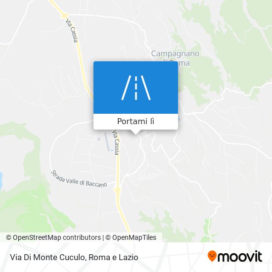 Mappa Via Di Monte Cuculo