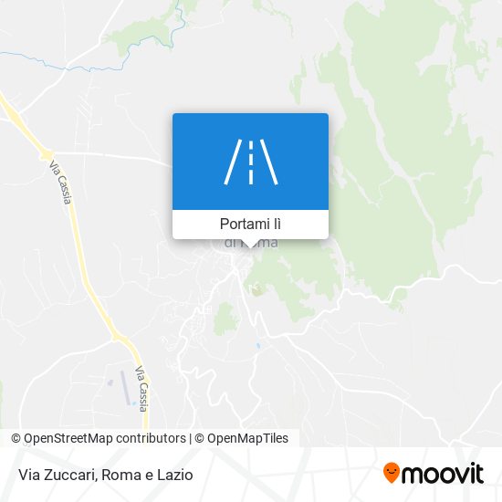 Mappa Via Zuccari