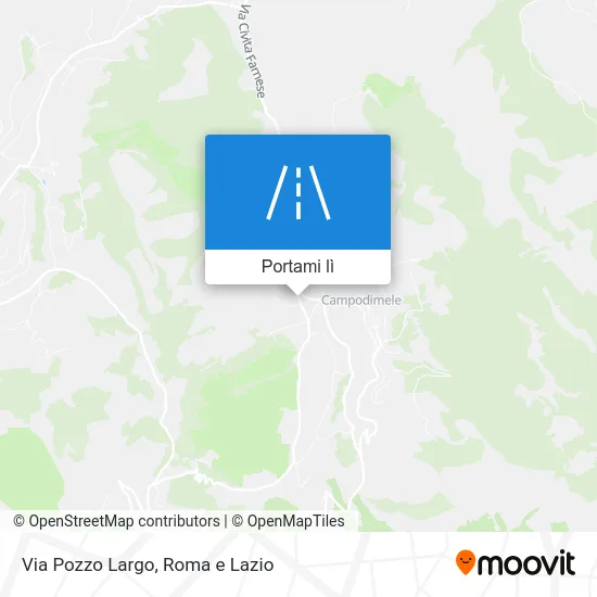 Mappa Via Pozzo Largo