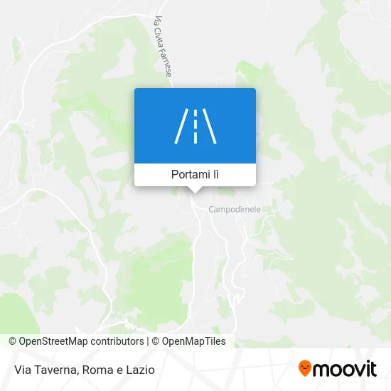 Mappa Via Taverna