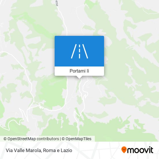 Mappa Via Valle Marola