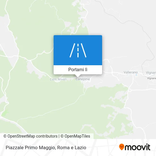 Mappa Piazzale Primo Maggio