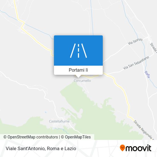 Mappa Viale Sant'Antonio