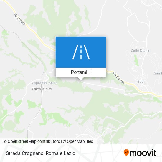 Mappa Strada Crognano