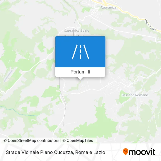 Mappa Strada Vicinale Piano Cucuzza