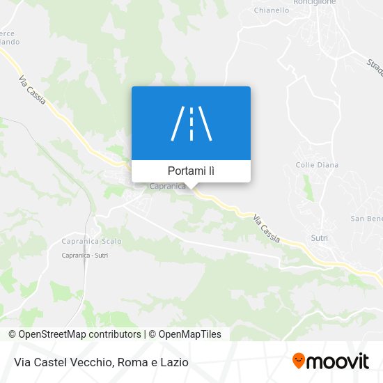Mappa Via Castel Vecchio