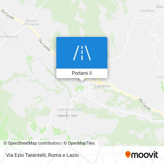 Mappa Via Ezio Tarantelli