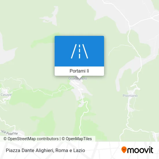 Mappa Piazza Dante Alighieri