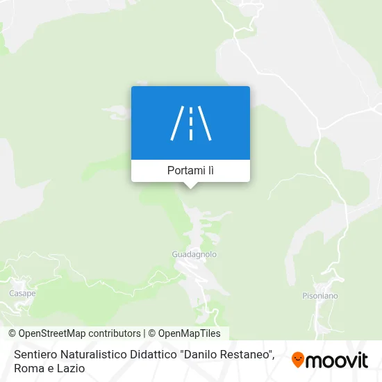 Mappa Sentiero Naturalistico Didattico "Danilo Restaneo"