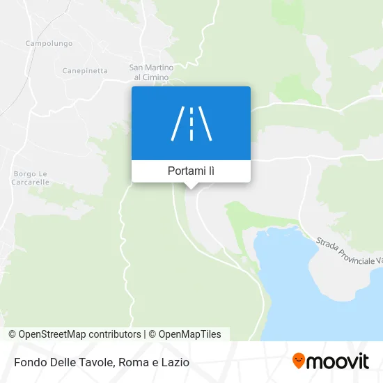 Mappa Fondo Delle Tavole