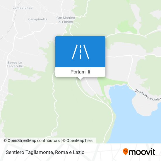 Mappa Sentiero Tagliamonte