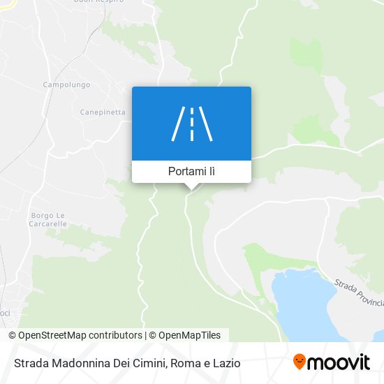 Mappa Strada Madonnina Dei Cimini
