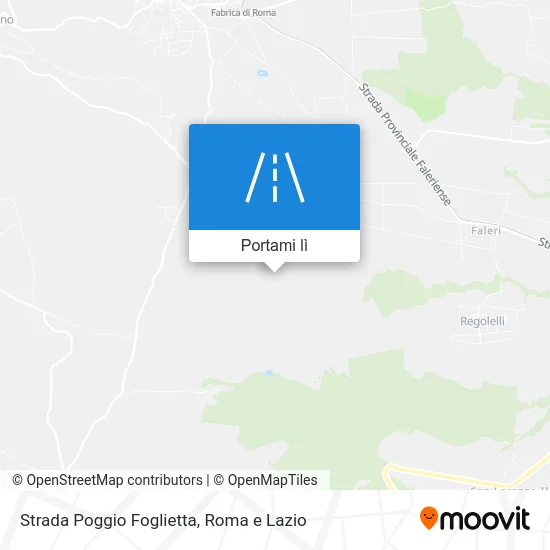 Mappa Strada Poggio Foglietta