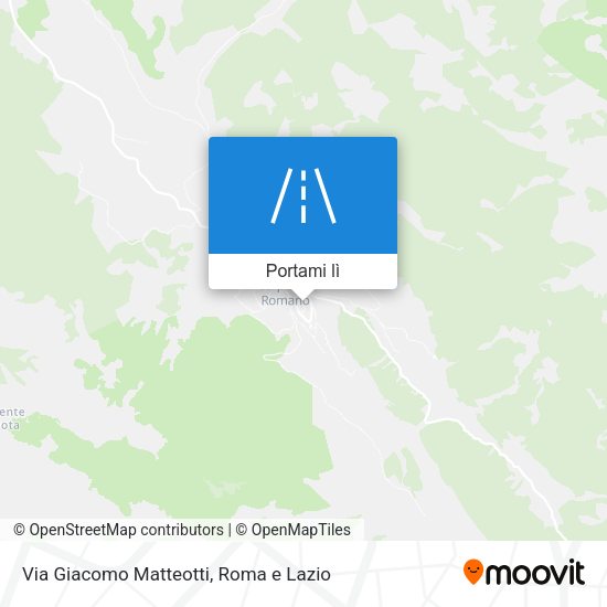 Mappa Via Giacomo Matteotti