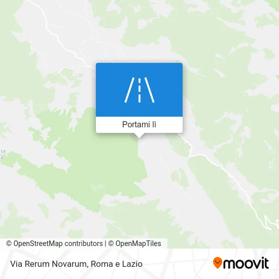 Mappa Via Rerum Novarum