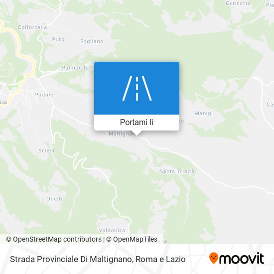 Mappa Strada Provinciale Di Maltignano