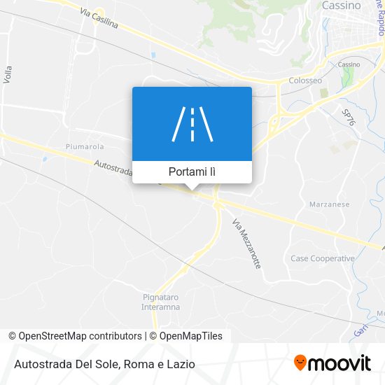 Mappa Autostrada Del Sole