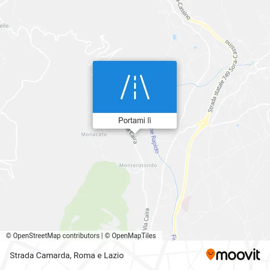 Mappa Strada Camarda