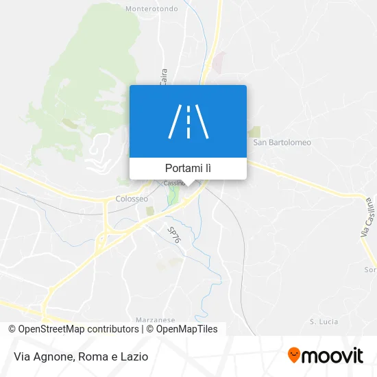 Mappa Via Agnone