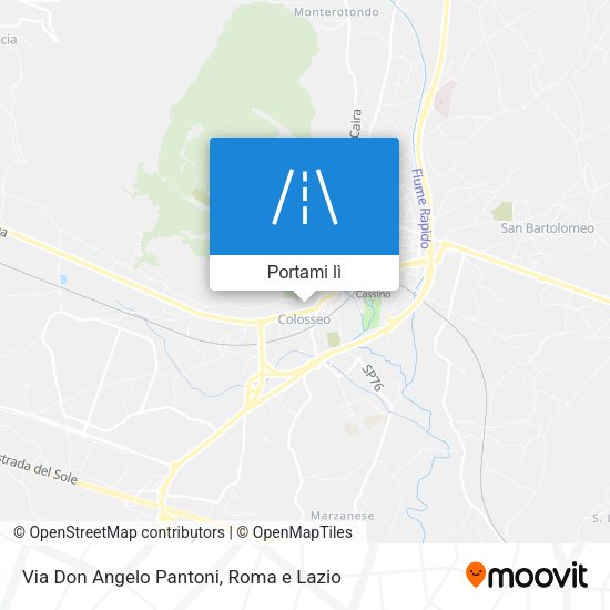 Mappa Via Don Angelo Pantoni