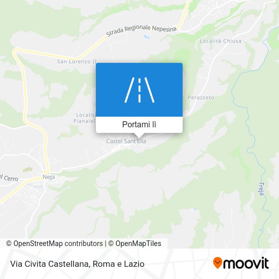 Mappa Via Civita Castellana