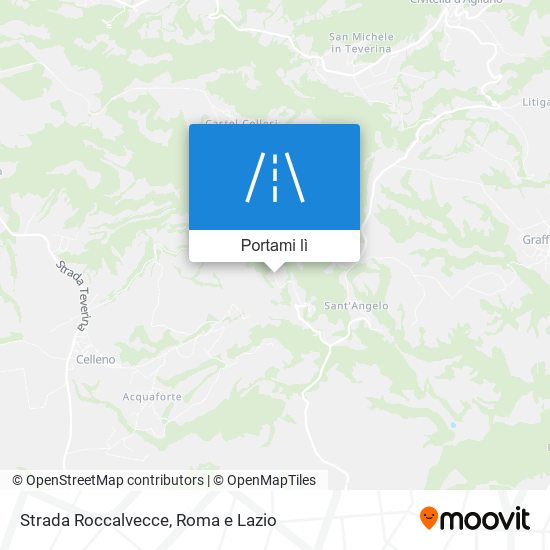 Mappa Strada Roccalvecce