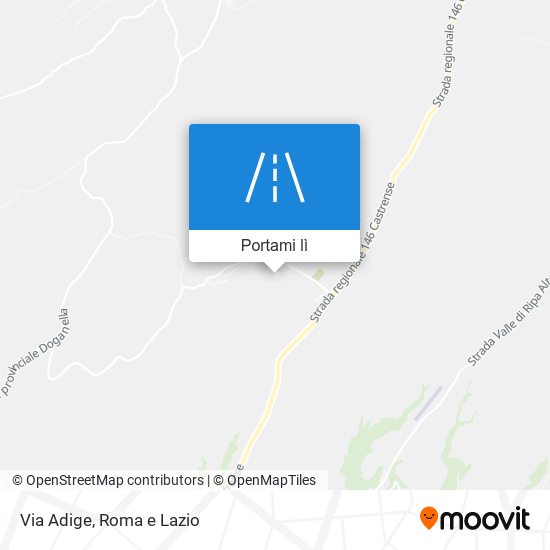 Mappa Via Adige