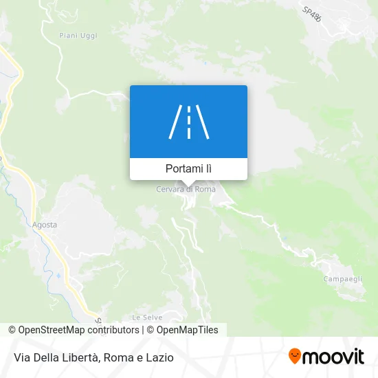 Mappa Via Della Libertà