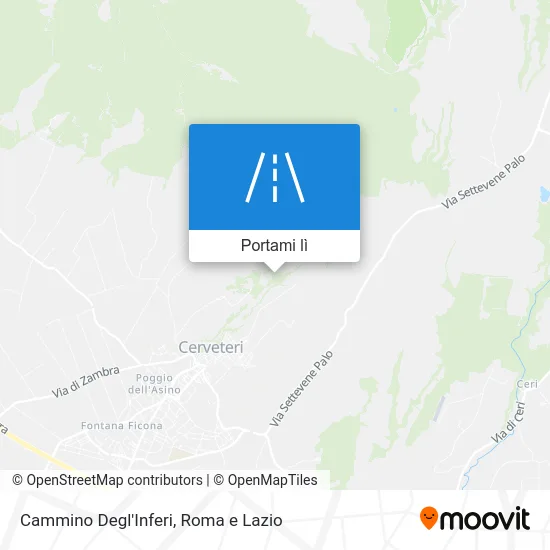 Mappa Cammino Degl'Inferi