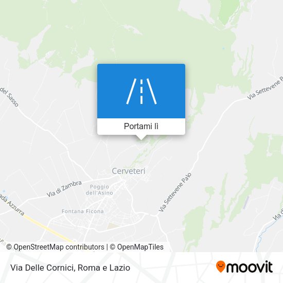 Mappa Via Delle Cornici