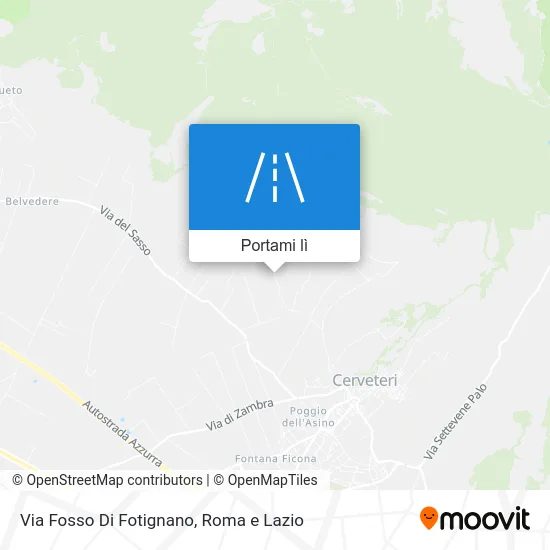 Mappa Via Fosso Di Fotignano