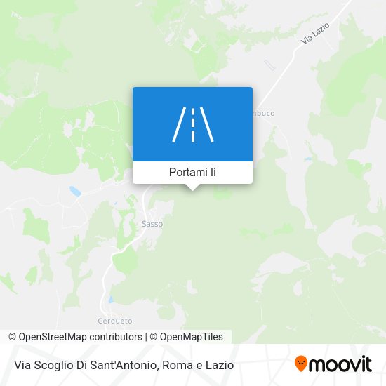 Mappa Via Scoglio Di Sant'Antonio