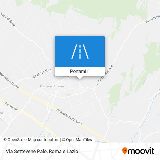 Mappa Via Settevene Palo