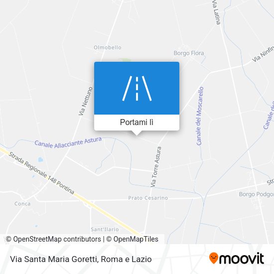 Mappa Via Santa Maria Goretti