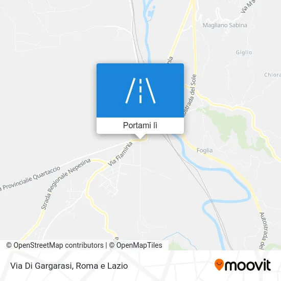 Mappa Via Di Gargarasi