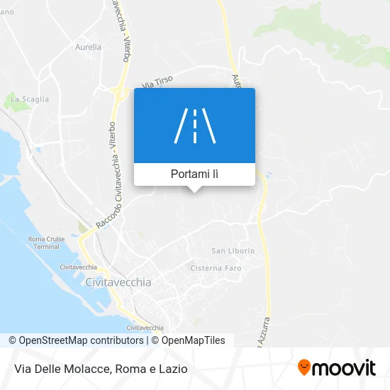 Mappa Via Delle Molacce