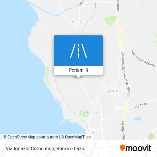 Mappa Via Ignazio Comentale