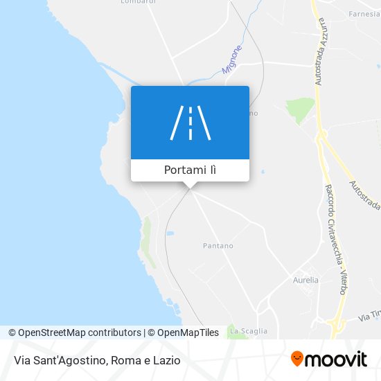 Mappa Via Sant'Agostino