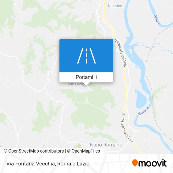 Mappa Via Fontana Vecchia