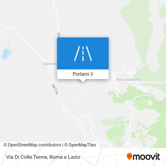 Mappa Via Di Colle Tenne