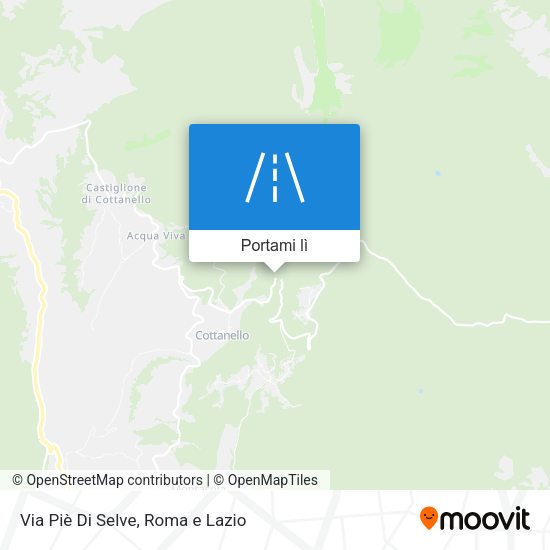 Mappa Via Piè Di Selve