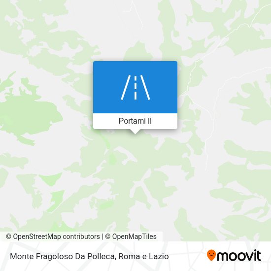 Mappa Monte Fragoloso Da Polleca
