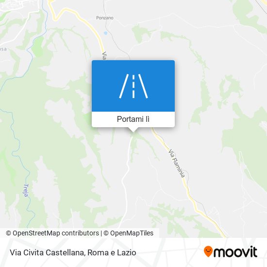 Mappa Via Civita Castellana