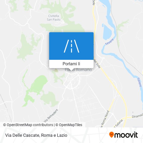 Mappa Via Delle Cascate